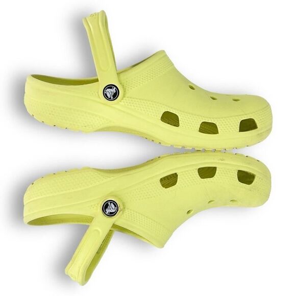 CROCS Classic Clog Pale Banana Yellow Unisex Men's 7 Women's 9 - Picture 6 of 11